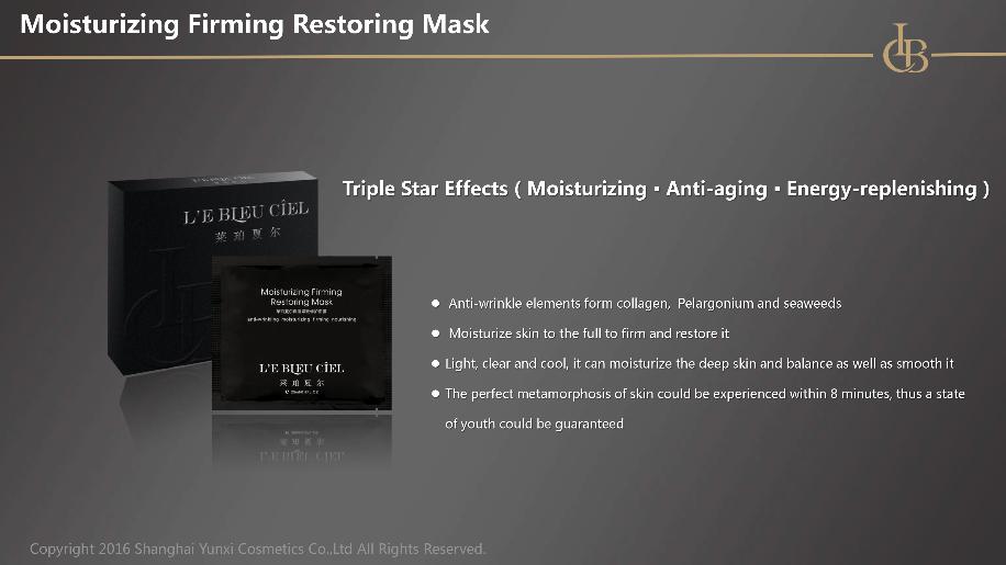 MOISTURIZING FIRMING RESTORING MASK