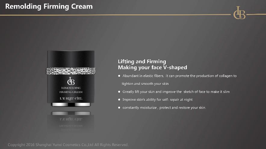 LE BLEU CIEL REMOULDING FIRMING CREAM